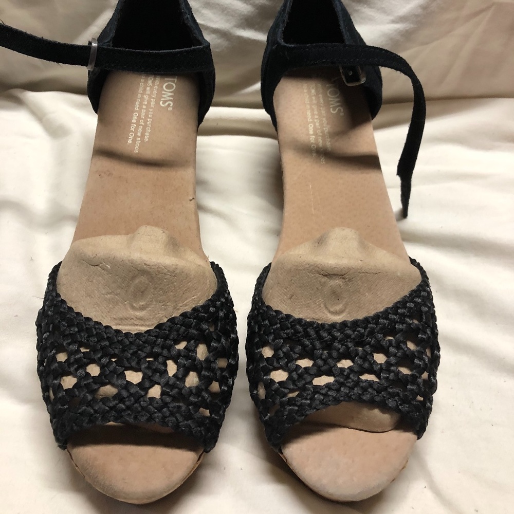 TOMS Platform Wedge Size 8